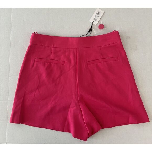 MILLY Aria Cady Sz 2 Button Tab Shorts MILLY Pink - Picture 2 of 9